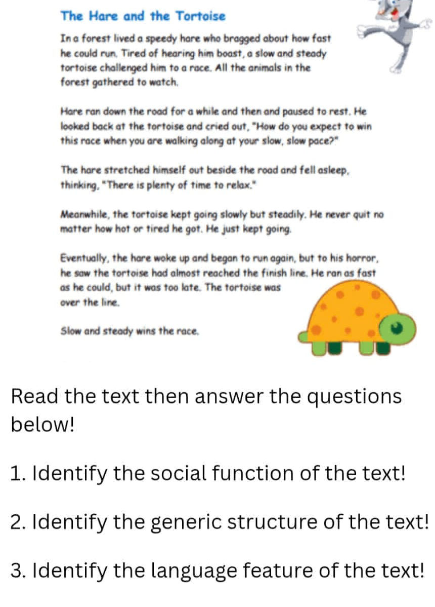 Functions Of Text Read the text then answer the questions | StudyX