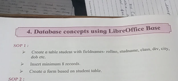 4 Database concepts using LibreOffice Base