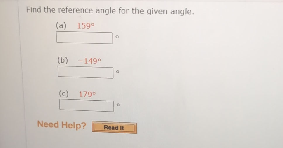 Find the reference angle for the given angle | StudyX