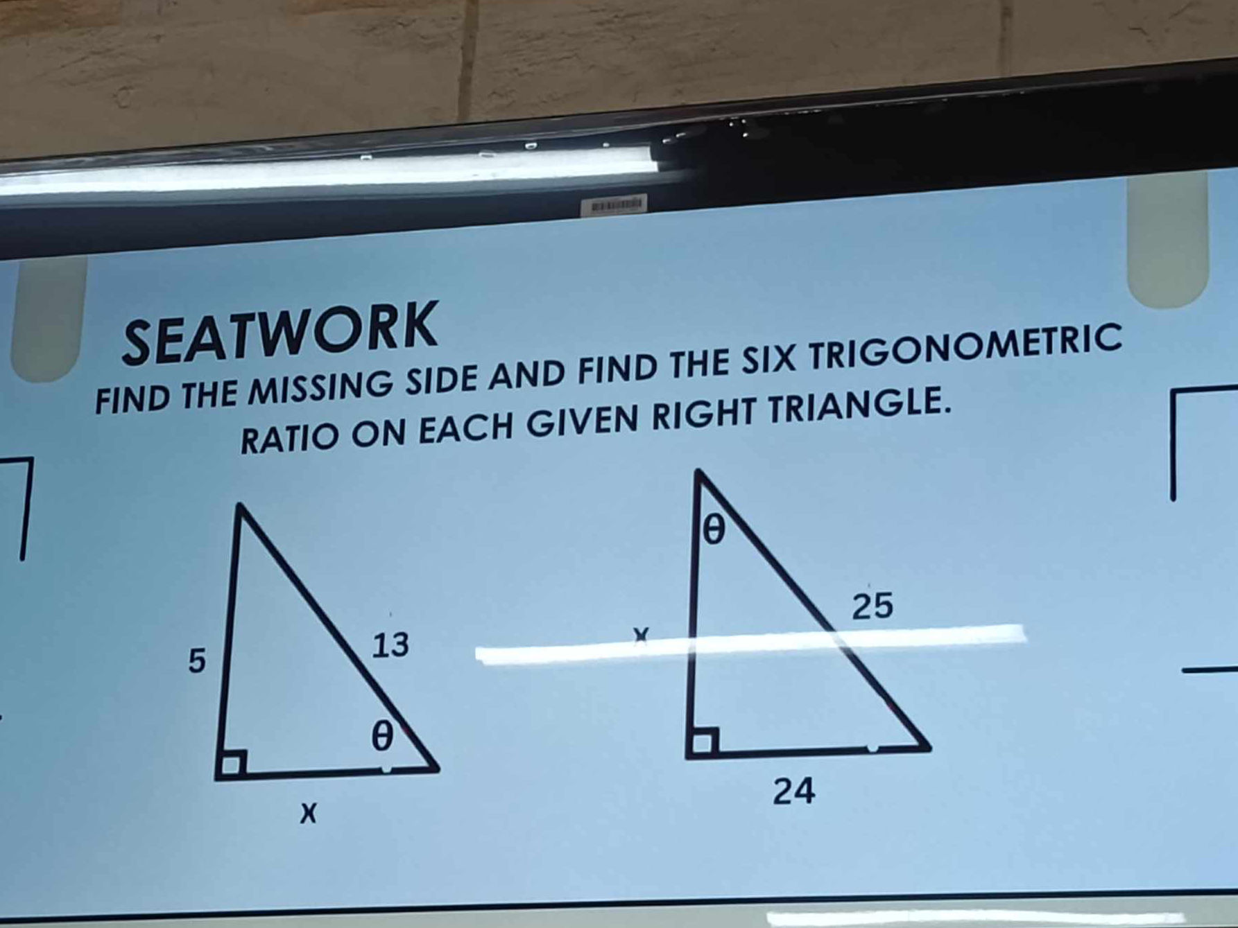 Find the missing side and find the six | StudyX