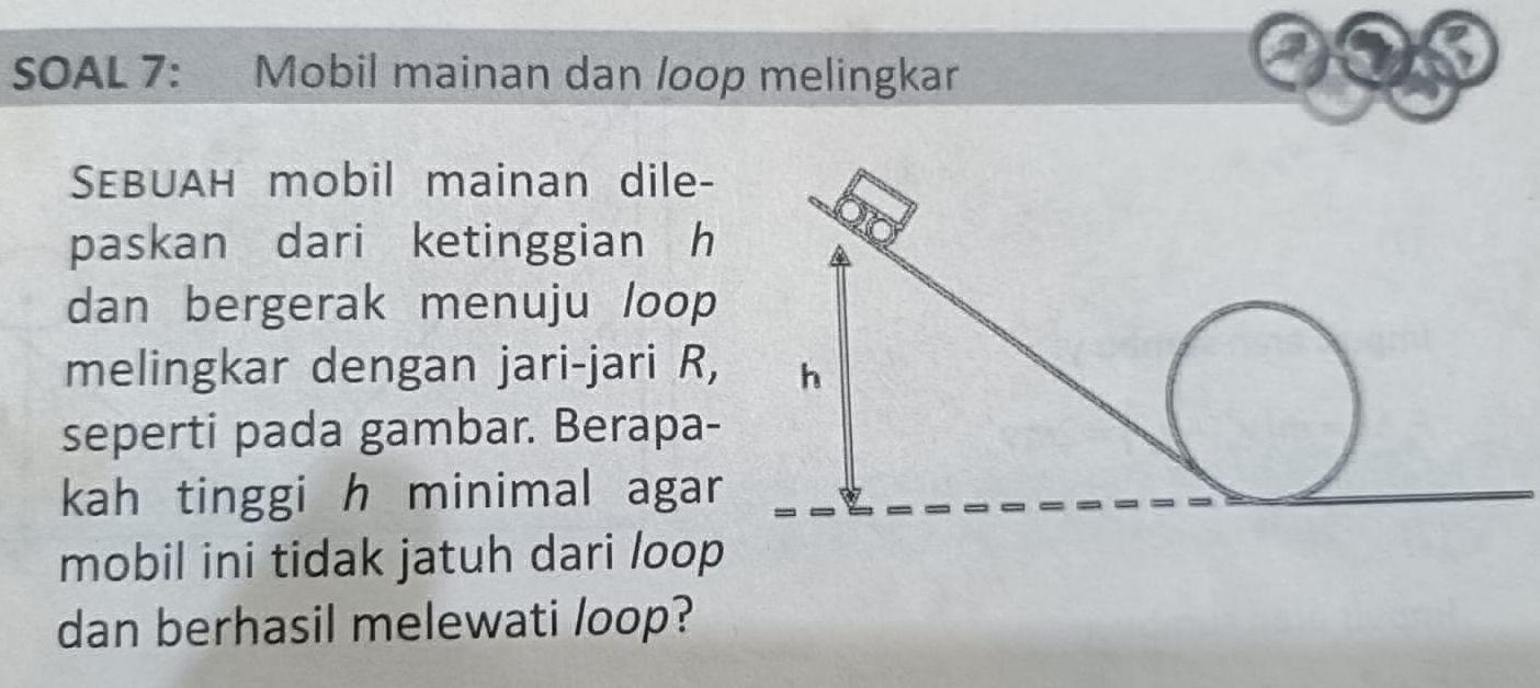 SOAL 7: Mobil mainan dan loop melingkar | StudyX
