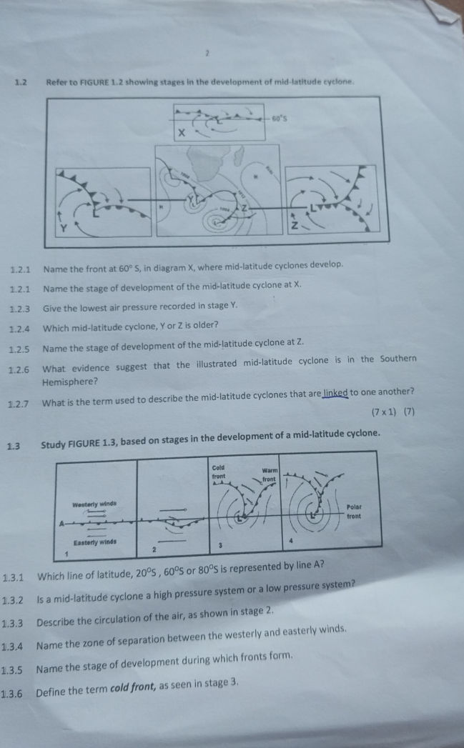 12 Refer to FIGURE 12 showing stages in the