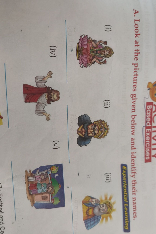 A. Look at the pictures given below and | StudyX