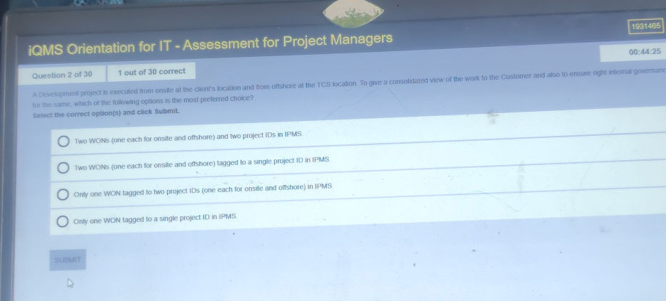 iQMS Orientation for IT - Assessment for | StudyX