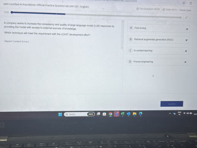 A company wants to increase the consistency