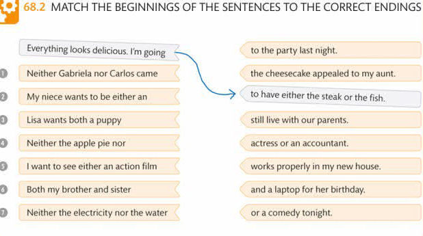 Match the beginnings of the sentences to the | StudyX