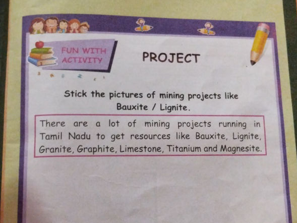 Mining Projects One Notes PROJECT Stick the pictures of mining