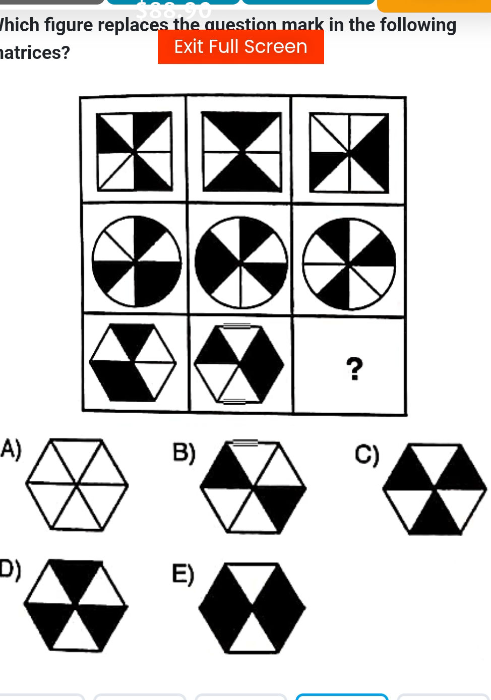 Which figure replaces the question mark in | StudyX