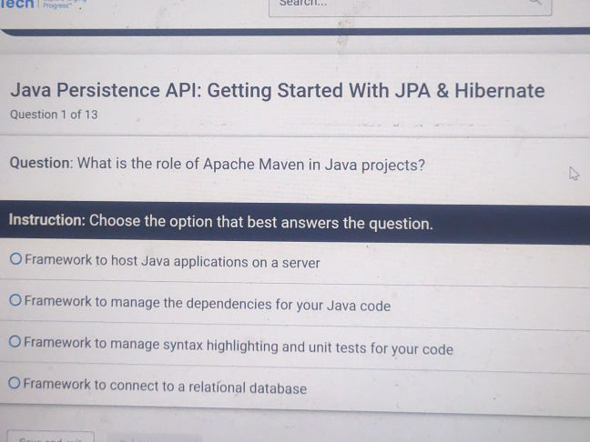 Question What is the role of Apache Maven in | StudyX