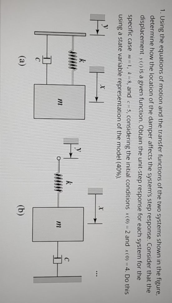 1 Using the equations of motion and the | StudyX