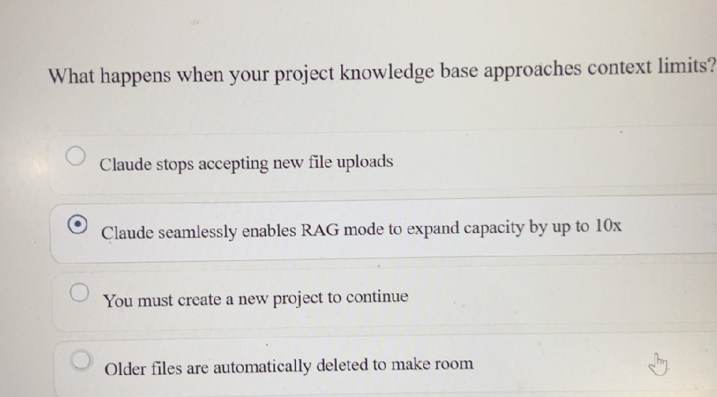 What happens when your project knowledge