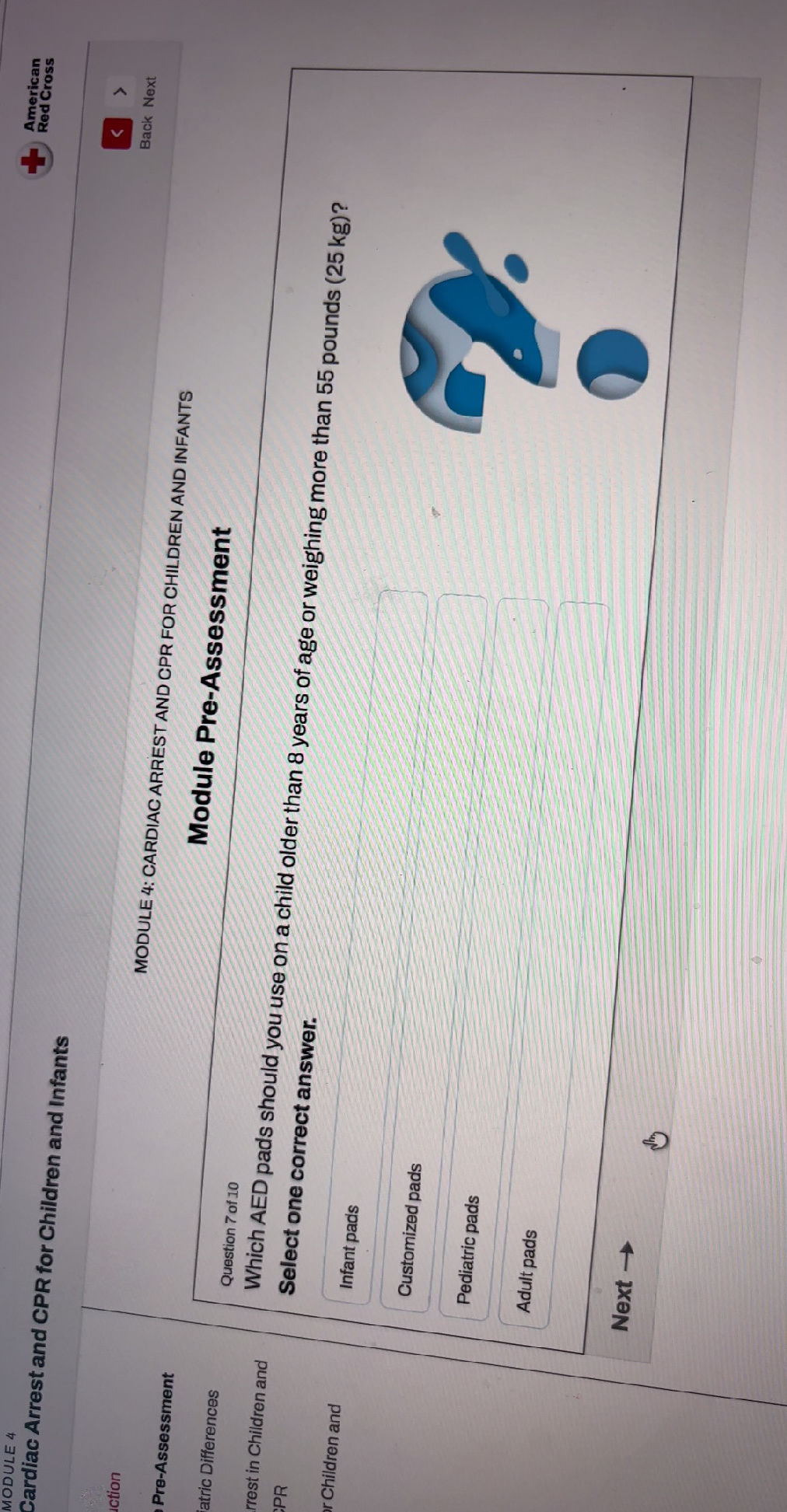 Question 7 of 10 Select one correct answer.