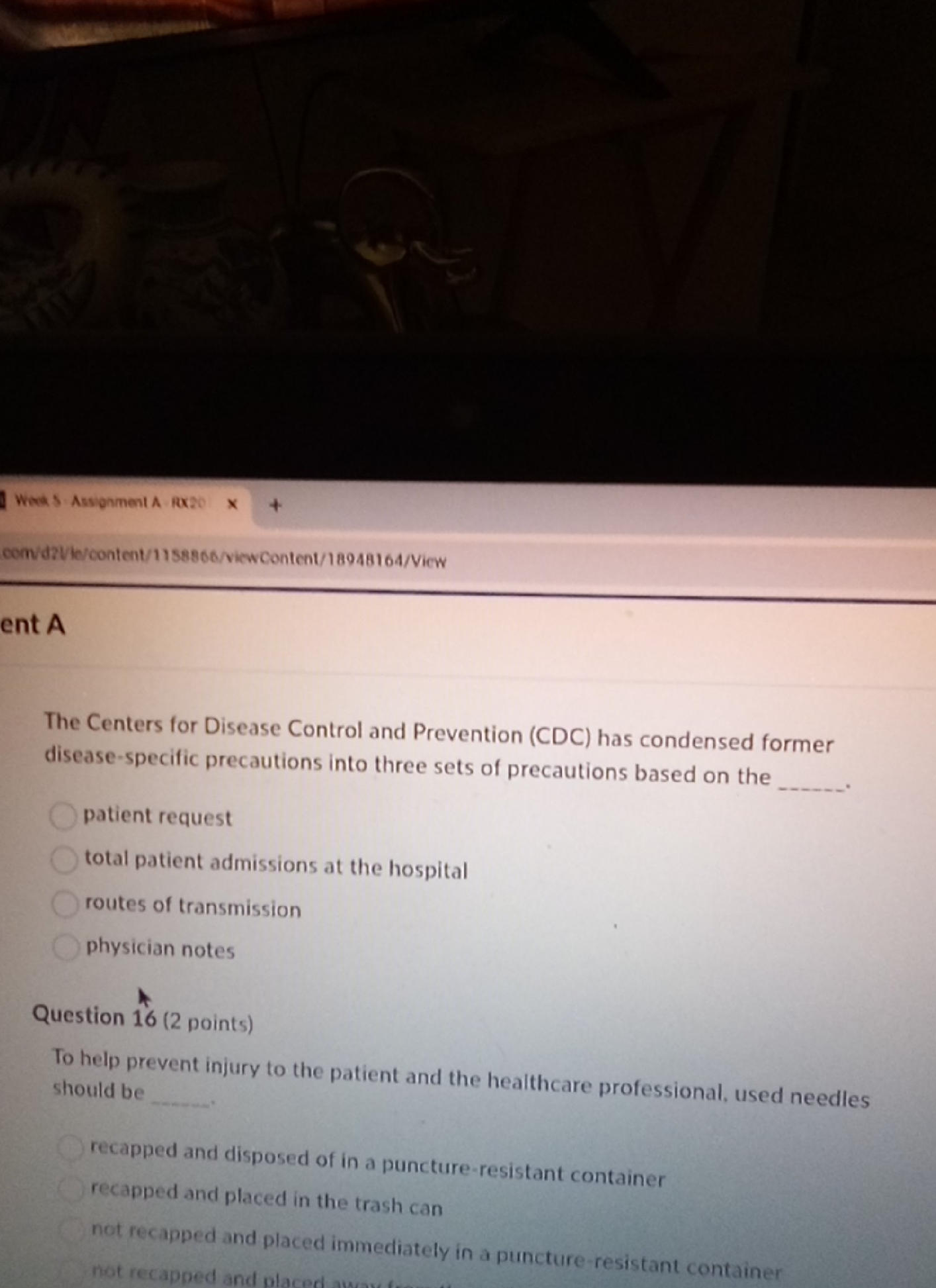 The Centers for Disease Control and