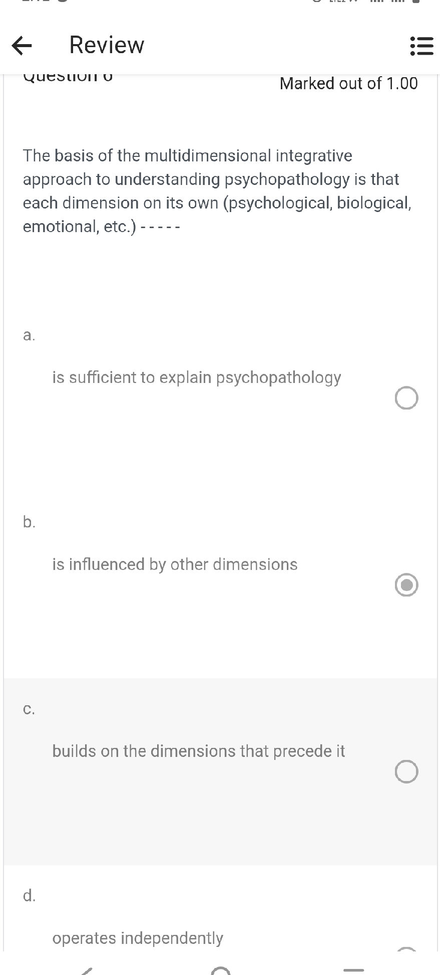 The basis of the multidimensional