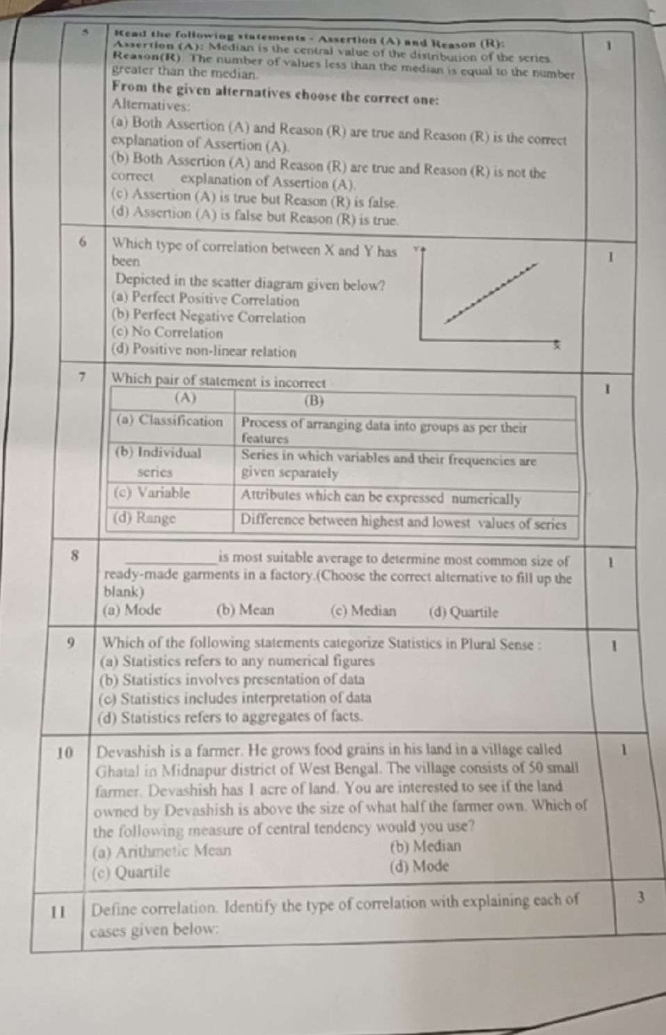 Which pair of statement is incorrect (A) (B)