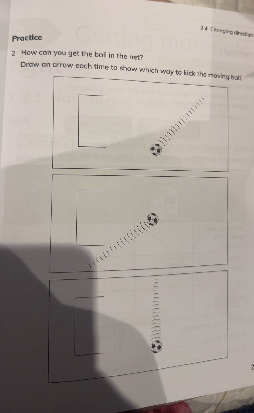 Foot Ball Net Geometry Example How can you get the ball in the net? Draw an