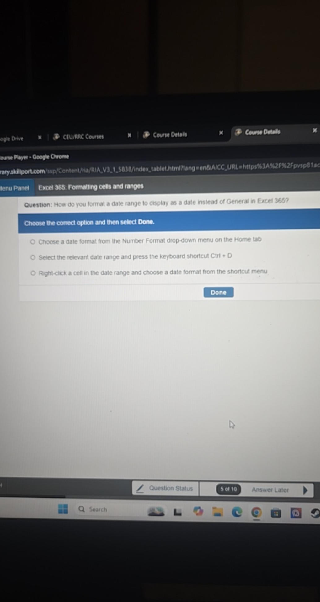 Excel 365: Formatting cells and ranges