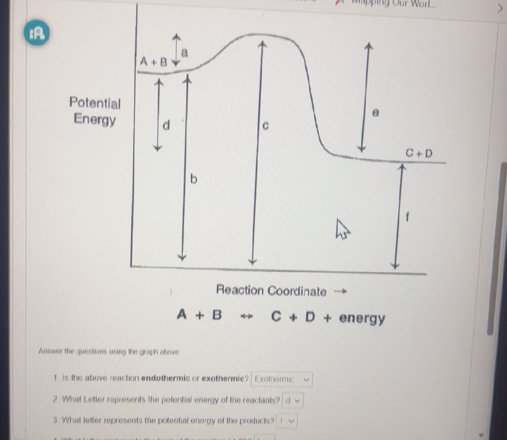 Answer the questions using the graph above 1