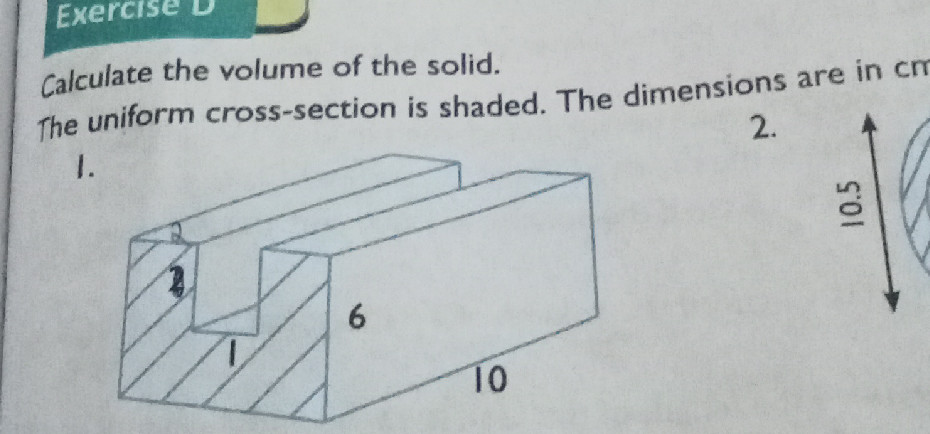Solid Component Calculation Calculate the volume of the solid. The