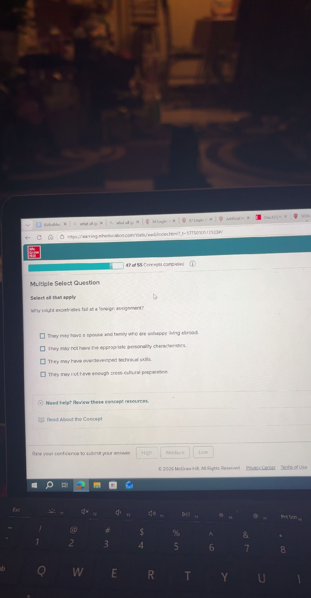 Multiple Select Question Select all that