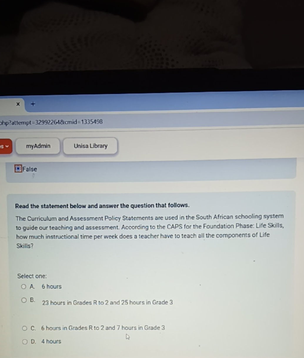 Read the statement below and answer the