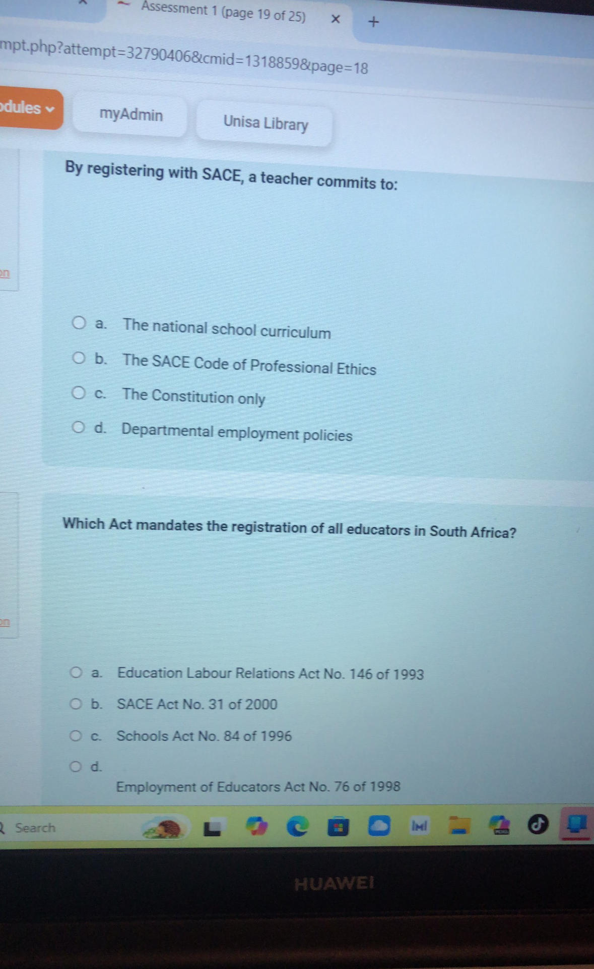 By registering with SACE, a teacher commits