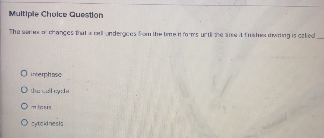Multiple Choice Question The series of