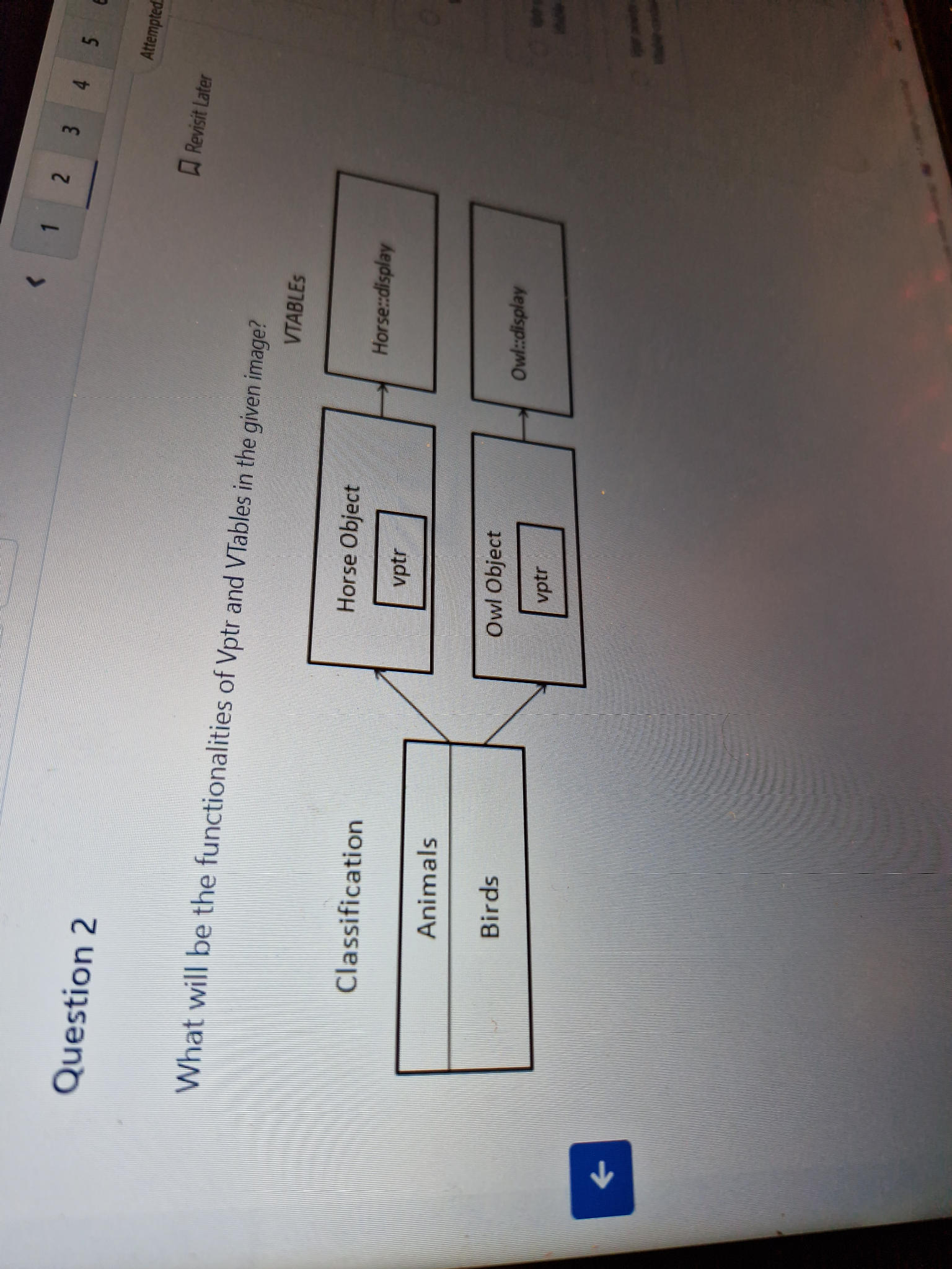 Question 2 What will be the functionalities | StudyX
