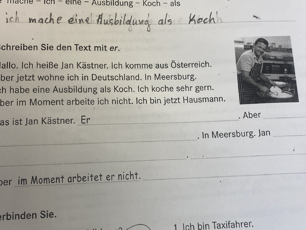 Anleitung (teilweise gelöscht): ich mache | StudyX