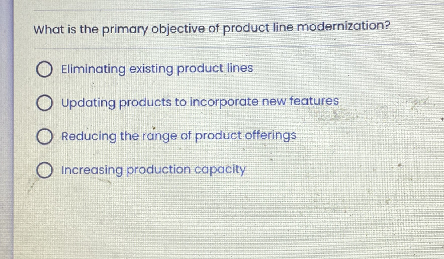 What is the primary objective of product | StudyX