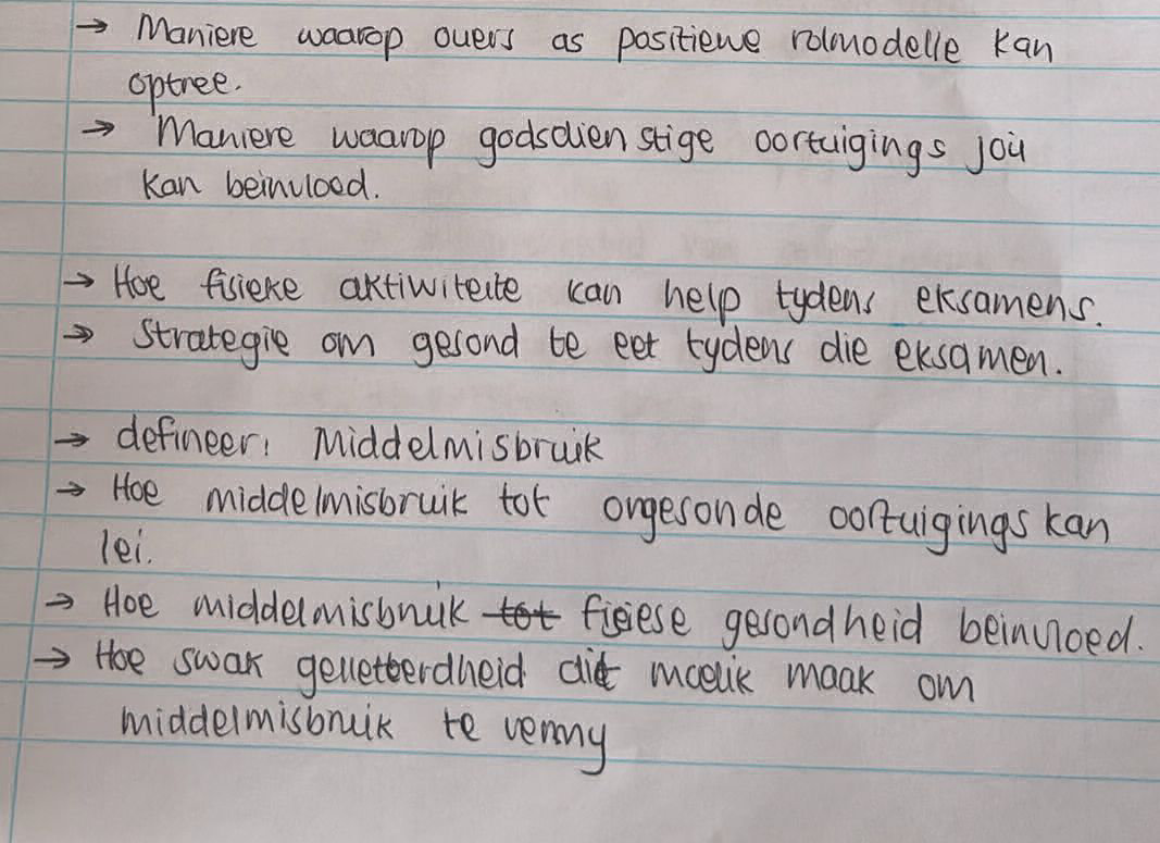 Verkeerde Rolmodelle → Maniere waarop ouers as positiewe | StudyX