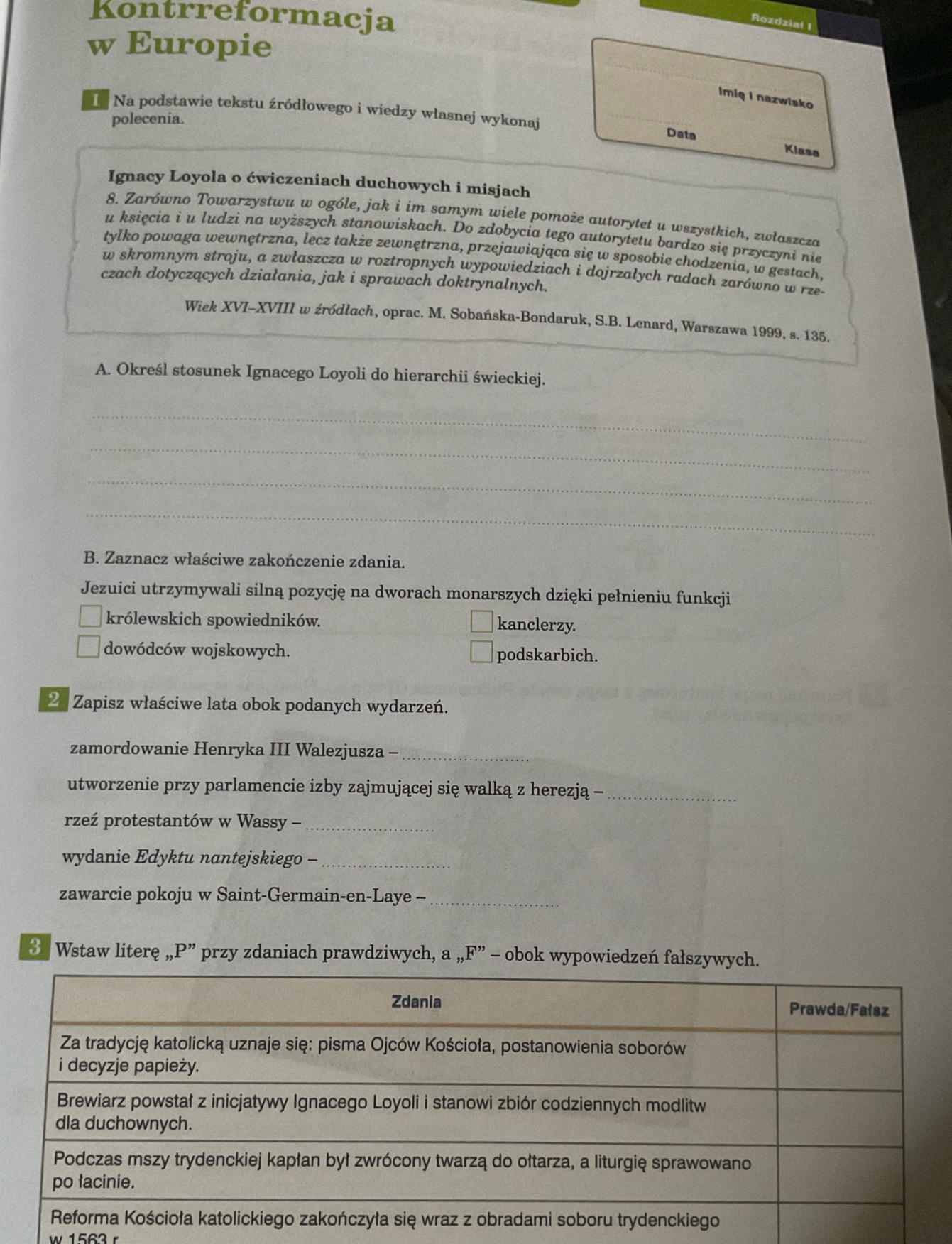 Wykonaj Polecenia Na Podstawie Tekstu źródłowego