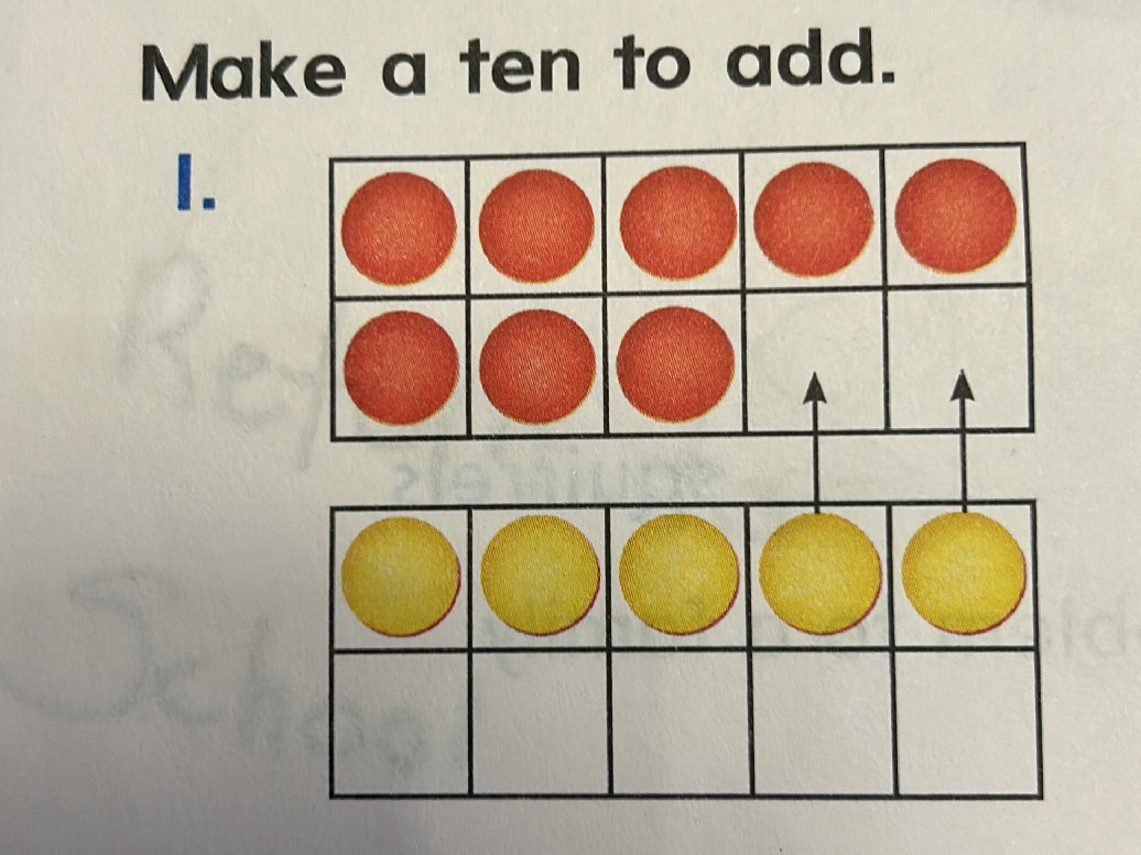Make a ten to add. 1. [Visual | StudyX