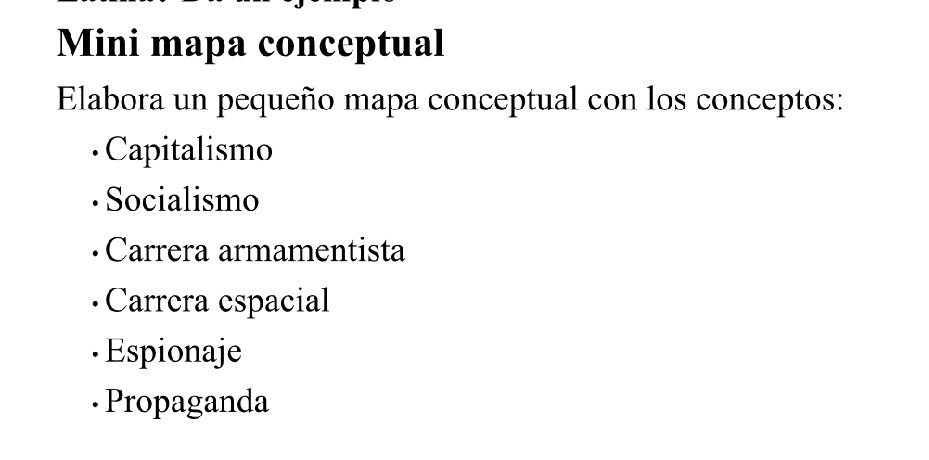 Mini mapa conceptual Elabora un pequeño | StudyX