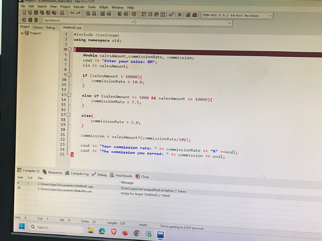 Analyze the following C++ code snippet, | StudyX