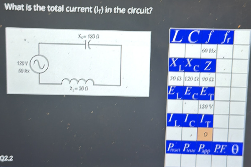 Total Current Label What is the total current ($I_T$) in the | StudyX