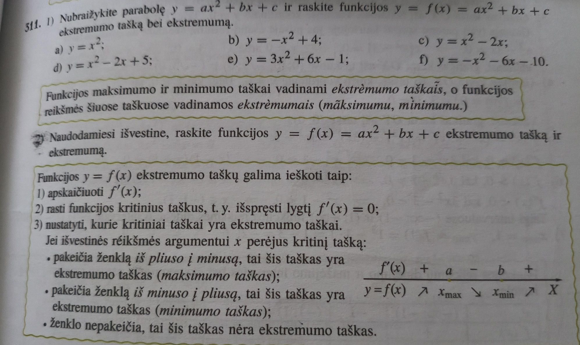 Taskine Formule Naudodamiesi išvestine, raskite funkcijos $y | StudyX