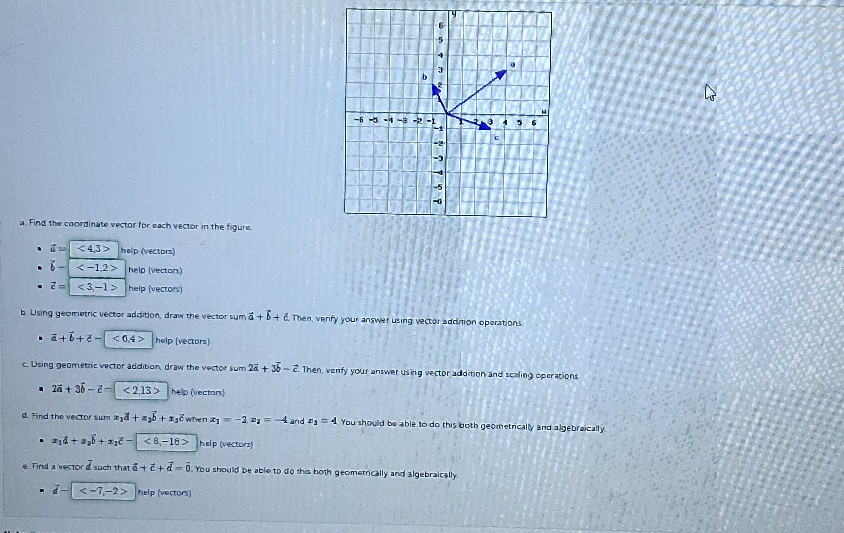 the following figure shows these 2 solution in more... The following figure shows three vectors, | StudyX