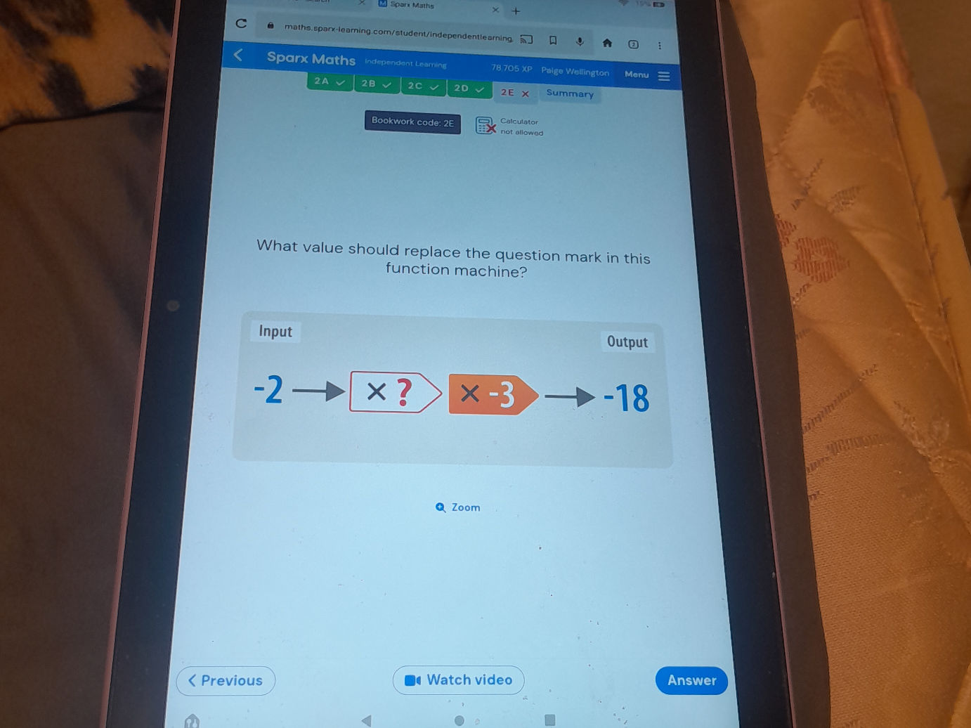 What value should replace the question mark | StudyX