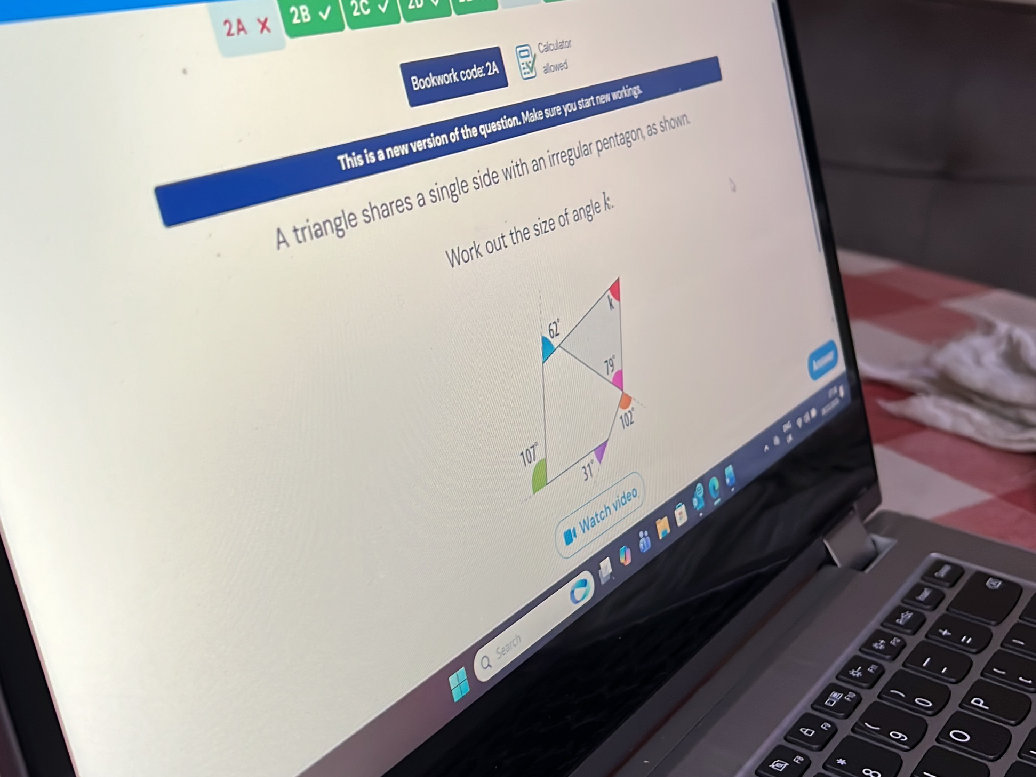 Geometry K Rails Triangle This is a new version of the question. Make