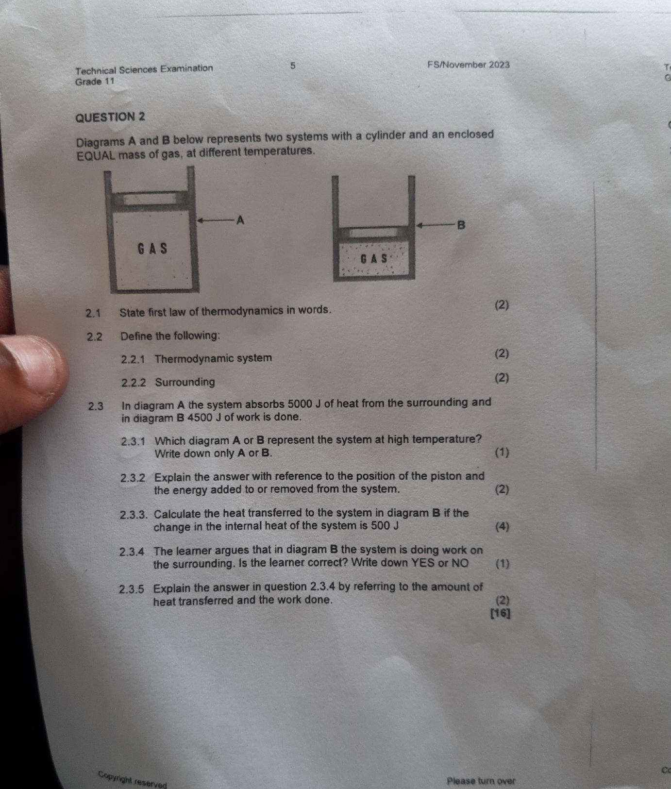 Diagrams A and B below represents two | StudyX