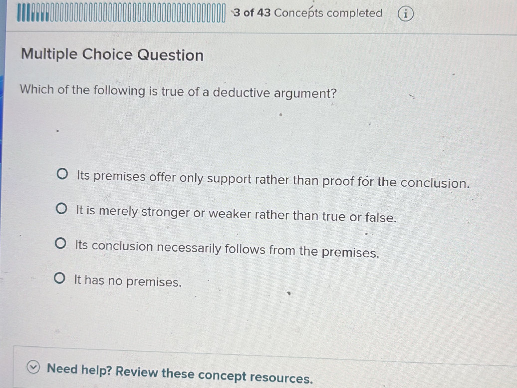 Multiple Choice Question Which of the | StudyX