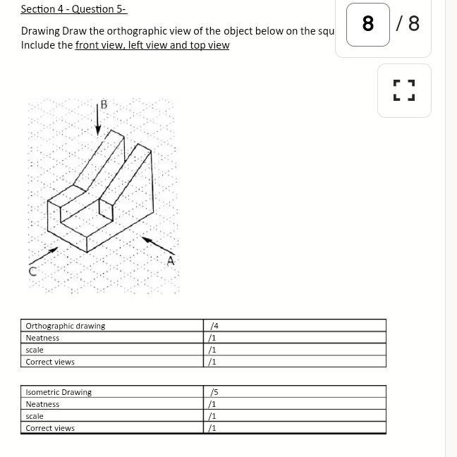 Section 4 - Question 5- Drawing Draw the | StudyX