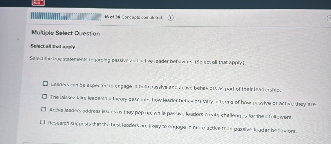 Select the true statements regarding passive | StudyX