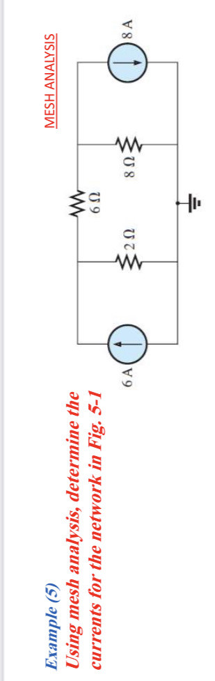 Example (5) MESH ANALYSIS Using mesh | StudyX