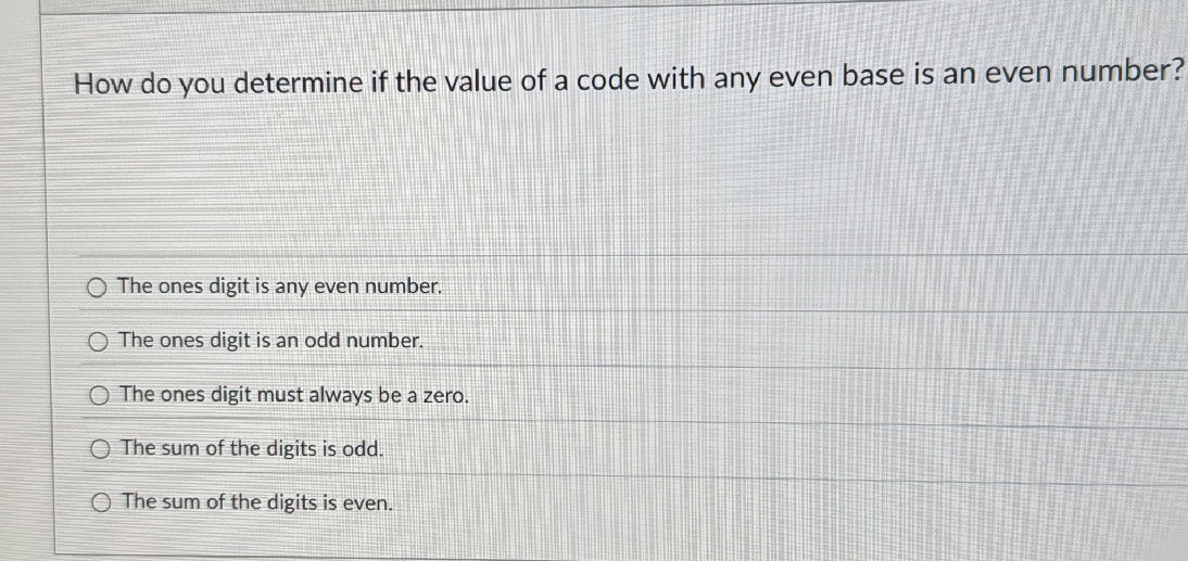 How do you determine if the value of a code | StudyX