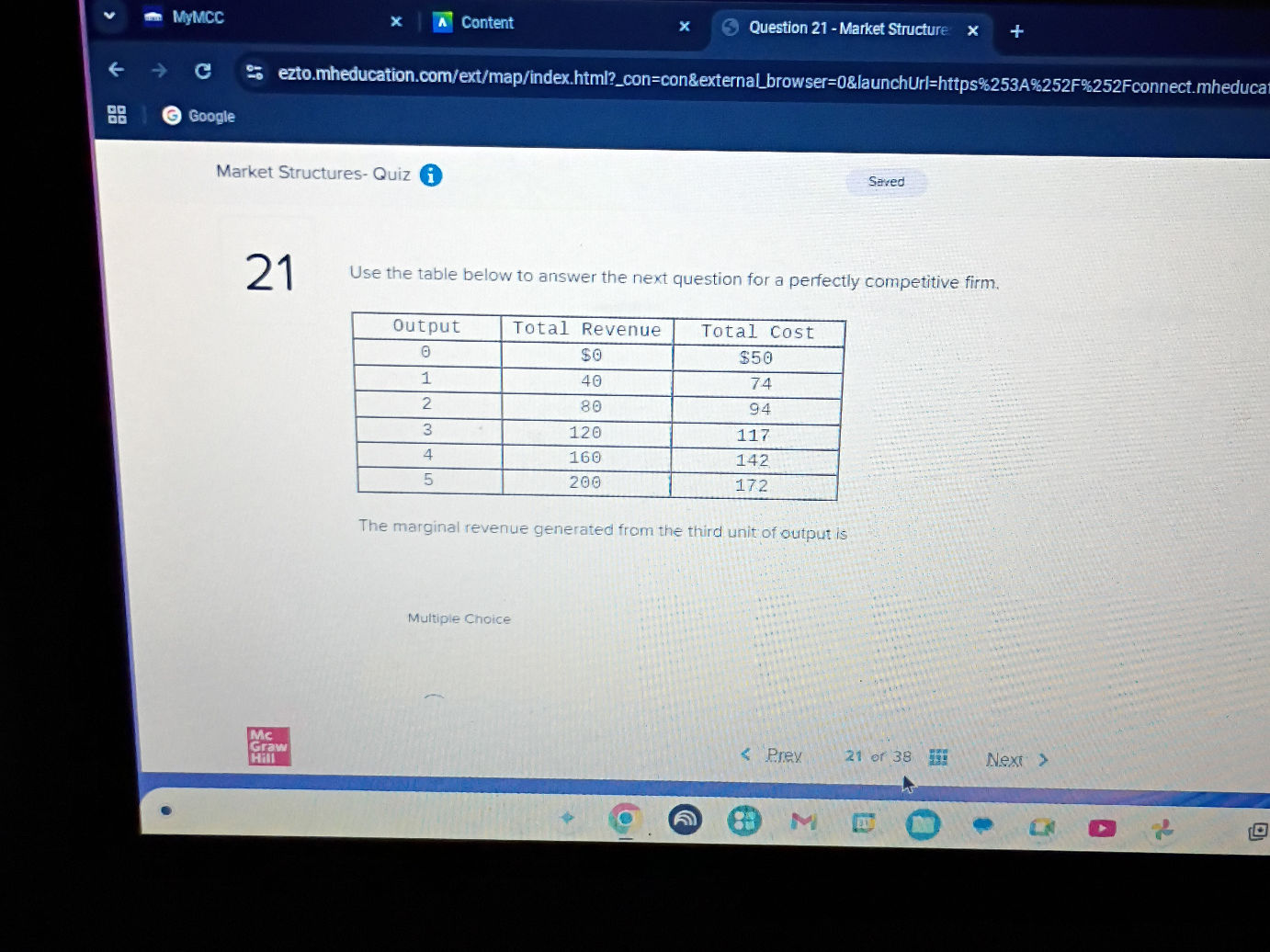 Use the table below to answer the next | StudyX