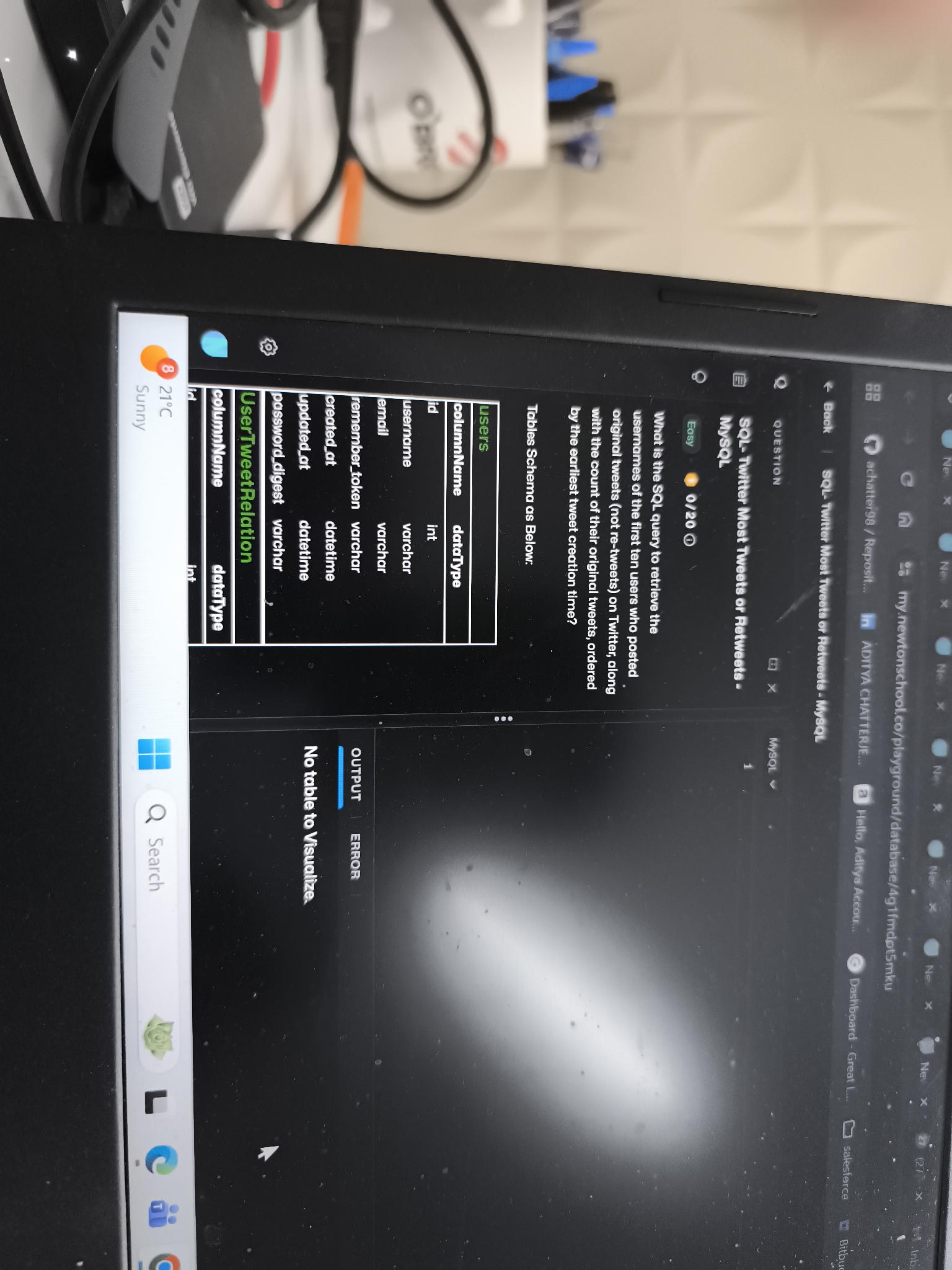 What is the SQL query to retrieve the | StudyX