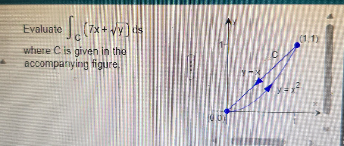 Evaluate Where C Is Given In The Accompanying Figure.