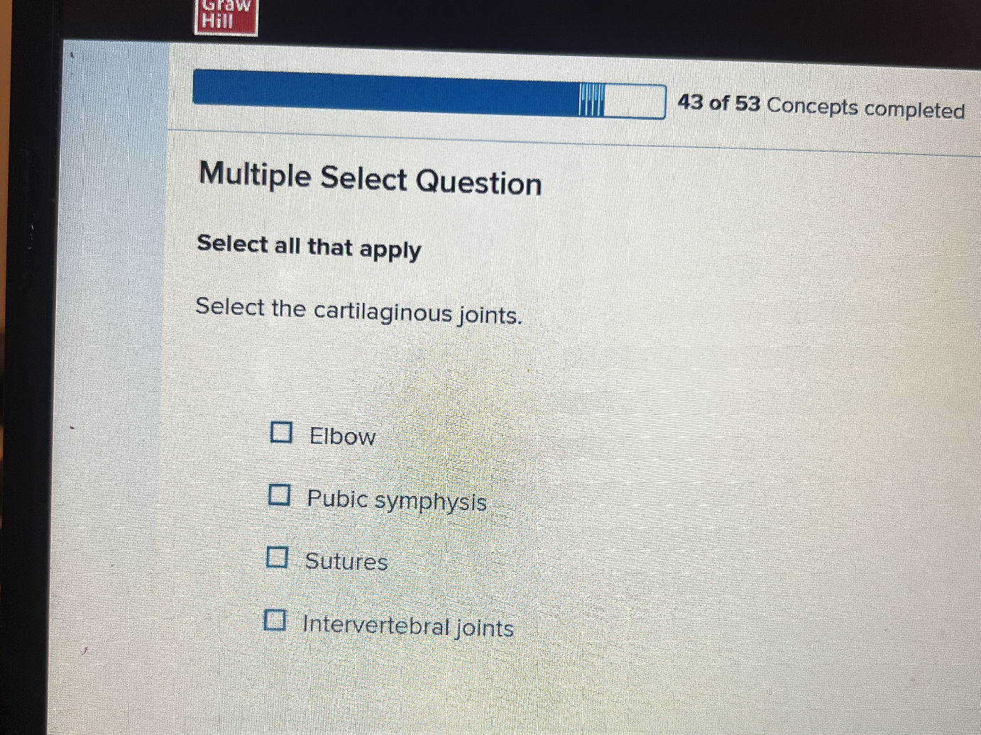 Multiple Select Question Select all that | StudyX